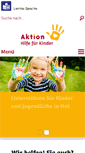 Mobile Screenshot of aktion-hfk.de